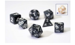 Dice Set - Pearl Charcoal