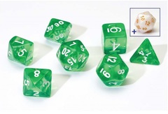 Dice Set - Green Translucent