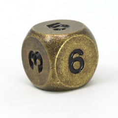 Single d6 - Ancient Copper