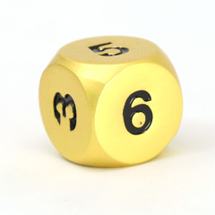 Single d6 - Brilliant Copper