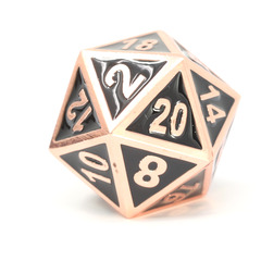 Single d20 - Gothica Scorched Rainbow