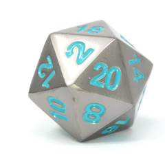 Single d20 - Forge Battleworn Copper