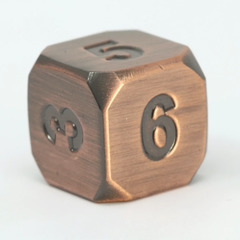 Single d6 - Forge Battleworn Copper