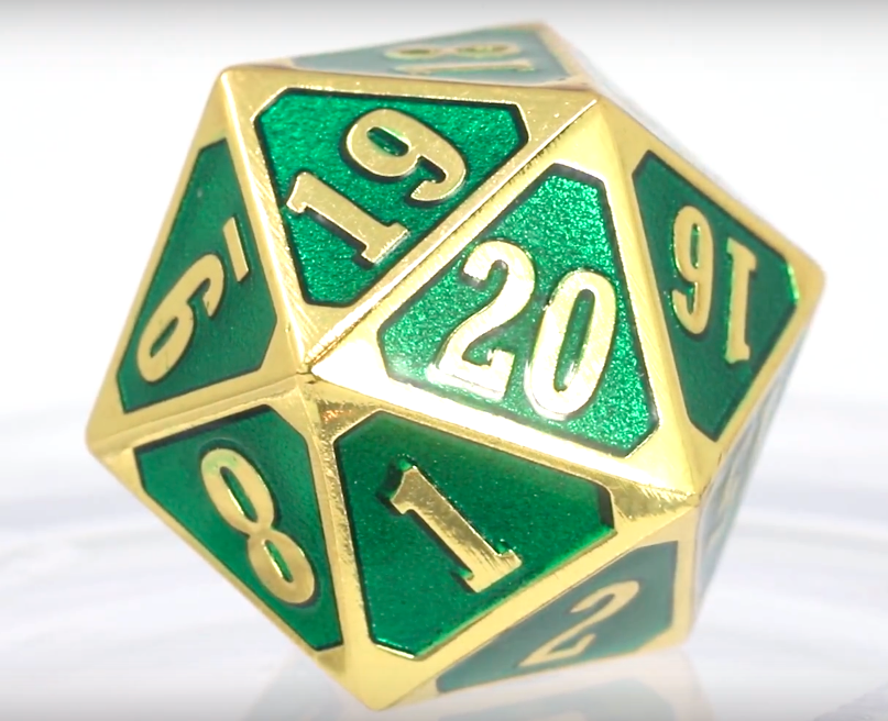 MTG Roll Down Counter - Brilliant Gold Sapphire