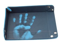 Die Hard Folding Rectangle Tray - Heat Change Teal w/ Gray Velvet