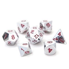 Classic Gold Ruby - Metal Dice Set