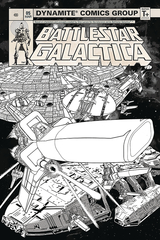 Battlestar Galactica Classic #5 20 Copy Hdr B&W Incv (Net) (STL112129)