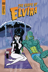 Elvira Shape Of Elvira #3 Cvr B J Bone (STL112154)