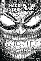 Hack Slash Vs Chaos #4 20 Copy La Mantia B&W Incv (Net) (Mr) (STL112158)