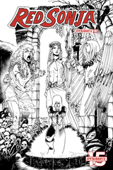 Red Sonja #2 50 Copy Seduction B&W Incv (Net) (STL112189)