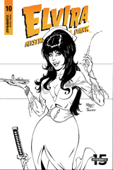 Elvira Mistress Of Dark #10 20 Copy Royle B&W Incv (Net) (STL118167)