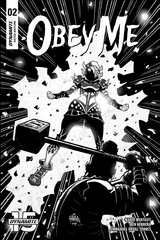 Obey Me #2 10 Copy Herrera B&W Incv (Net) (Mr) (STL118194)