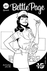 Bettie Page Unbound #2 20 Copy Williams B&W Incv (Net) (STL118155)