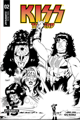 Kiss End #2 20 Copy Coleman B&W Incv (Net) (STL118188)