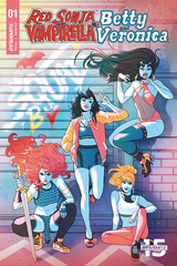 Red Sonja Vampirella Betty Veronica #1 Cvr D Ganucheau (STL118402)