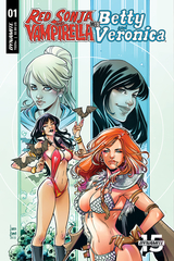 Red Sonja Vampirella Betty Veronica #1 Cvr E Braga (STL118403)