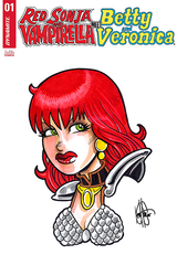 Red Sonja Vampirella Betty Veronica #1 Red Sonja Rmrk (STL118425)