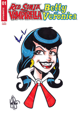 Red Sonja Vampirella Betty Veronica #1 Vampirella Rmrk (STL118426)