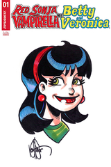 Red Sonja Vampirella Betty Veronica #1 Veronica Rmrk (STL118430)