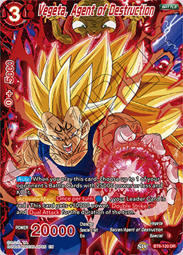 Vegeta, Agent of Destruction - BT6-120 - DR