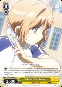 Sakura: Dexterous - CCS/WX01-007 - R