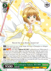 Cardcaptor Sakura: RECORD - CCS/WX01-034 - RR