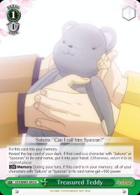 Treasured Teddy - CCS/WX01-052 - U