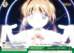 Release! RECORD! - CCS/WX01-054 - CR
