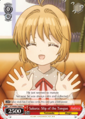 Sakura: Slip of the Tongue - CCS/WX01-060 - R