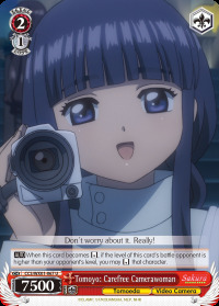 Tomoyo: Carefree Camerawoman - CCS/WX01-067 - U