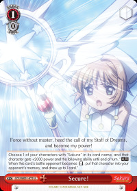 Secure! - CCS/WX01-072 - U