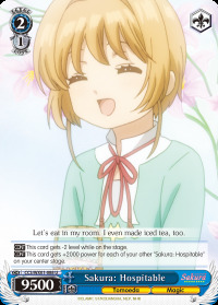 Sakura: Hospitable - CCS/WX01-088 - U