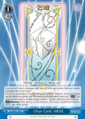 Clear Card: SIEGE - CCS/WX01-096 - U