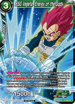 SSG Vegeta, Energy of the Gods - P-098 - PR - Foil