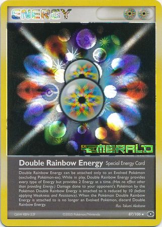 Double Rainbow Energy - 87/106 - Rare - Reverse Holo