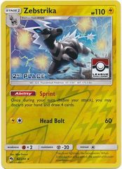 Zebstrika - 82/214 - League Promo (2nd Place) - Reverse Holo