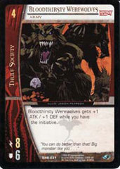 Bloodthirsty Werewolves, Army - Foil