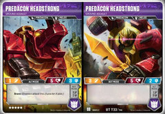 Predacon Headstrong // Ground Assault