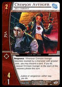 Crimson Avenger, Jill Carlyle - Foil