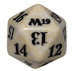 Magic Spindown Die - Core Set 2019 - White