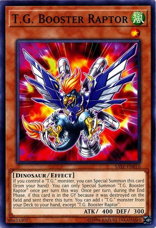 T.G. Booster Raptor - SAST-EN010 - Common - Unlimited Edition
