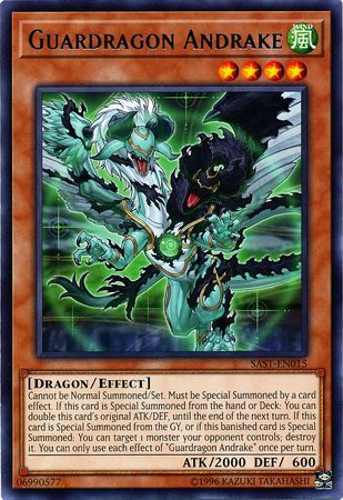 Guardragon Andrake - SAST-EN015 - Rare - Unlimited Edition