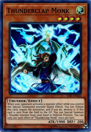 Thunderclap Monk - SAST-EN026 - Super Rare - Unlimited Edition