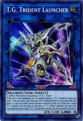 T.G. Trident Launcher - SAST-EN050 - Secret Rare - Unlimited Edition