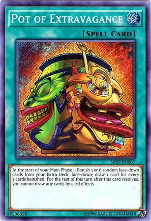 Pot of Extravagance - SAST-EN067 - Secret Rare - Unlimited Edition