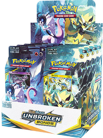 Sun & Moon - Unbroken Bonds Theme Deck Display