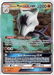 Alolan Marowak GX - SM187 - SM Black Star Promo