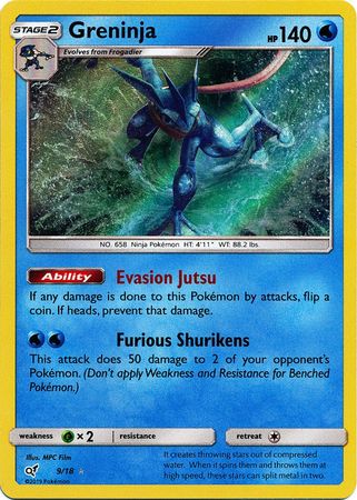 Greninja - 9/18 - Holo Rare