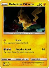 Detective Pikachu - 10/18 - Rare