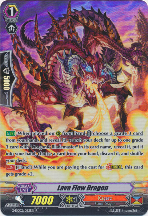 Lava Flow Dragon - G-RC02/062EN - R